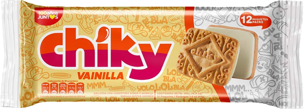 GALLETAS CHIKY VAINILLA