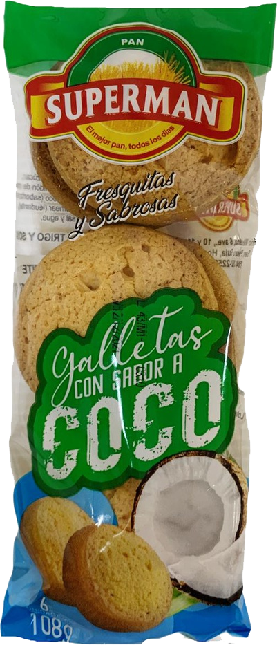 GALLETAS SABOR COCO DELI-PAN
