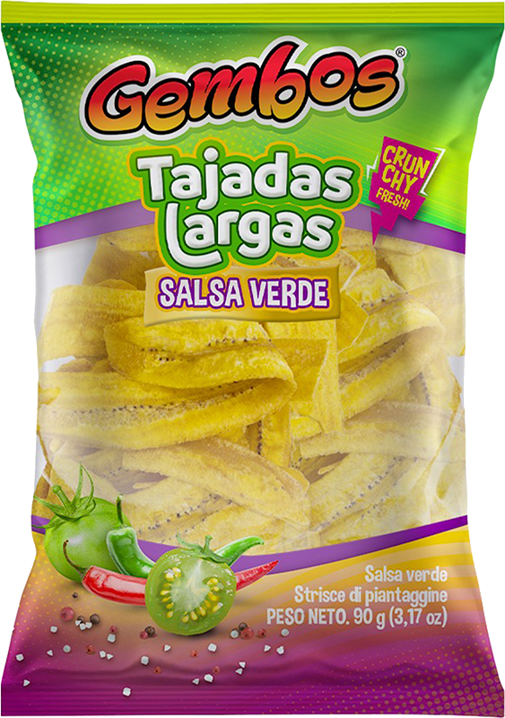 GEMBOS TAJADA LARGA SALSA VERDE